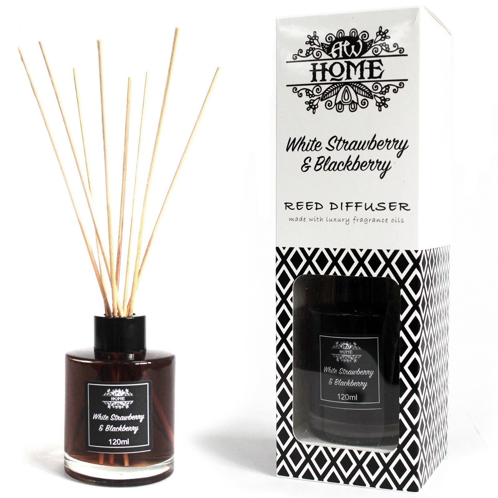 Reed Diffuser - White Strawberry & Blackberry - Zelyth - Fragrances