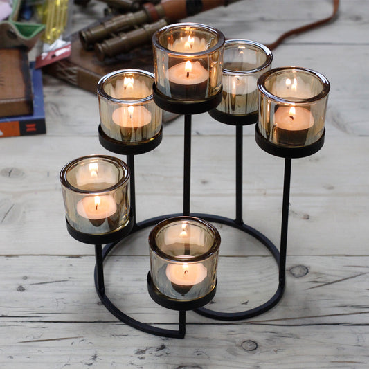 6 Cup Circule Tree - Centerpiece Candle Holder - Zelyth - Online Shop