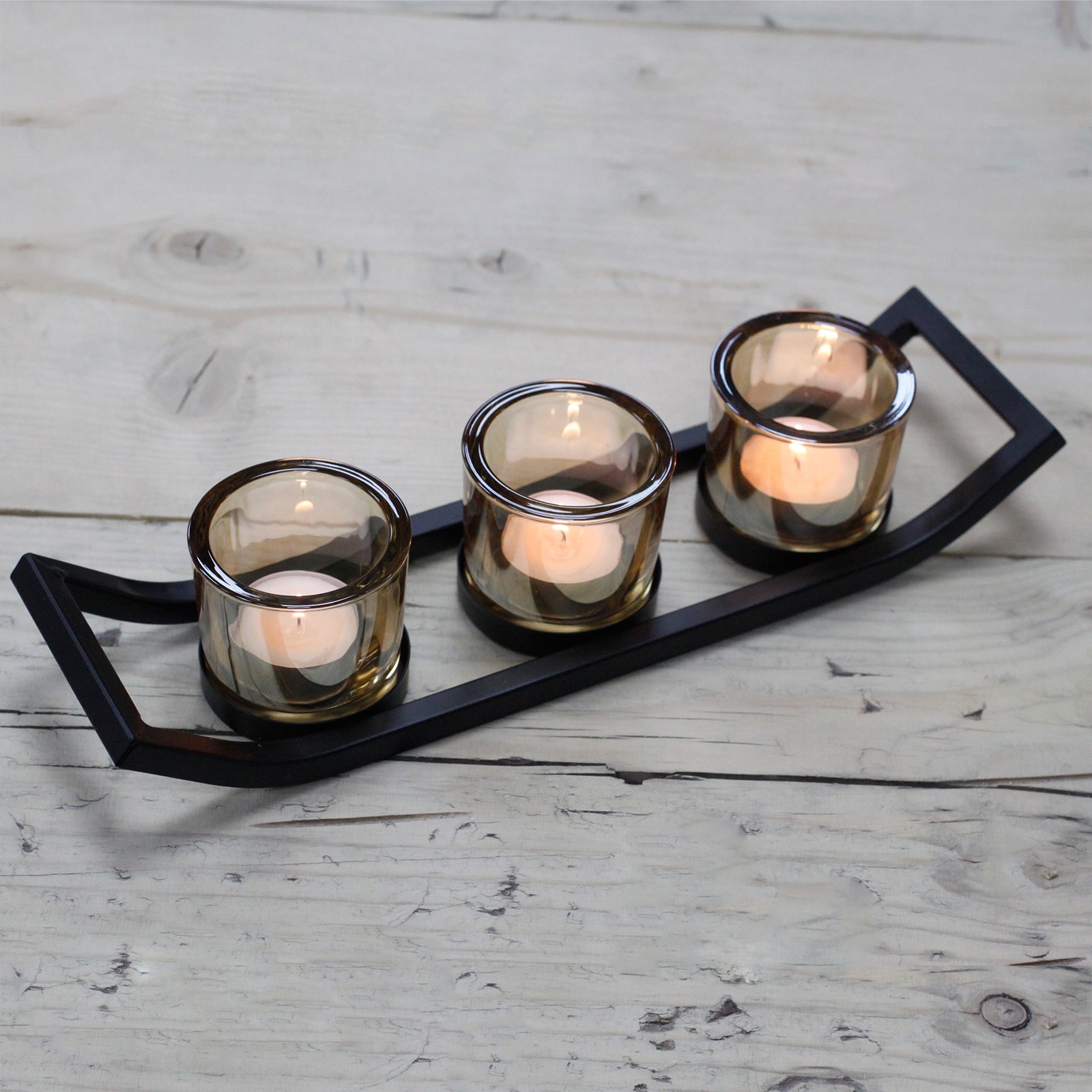 3 Cup Ledge - Centerpiece Candle Holder - Zelyth - Online Shop