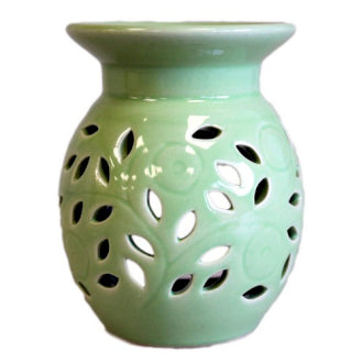 Floral Oil Burner - Zelyth - Elegant Scents, Deep Peace