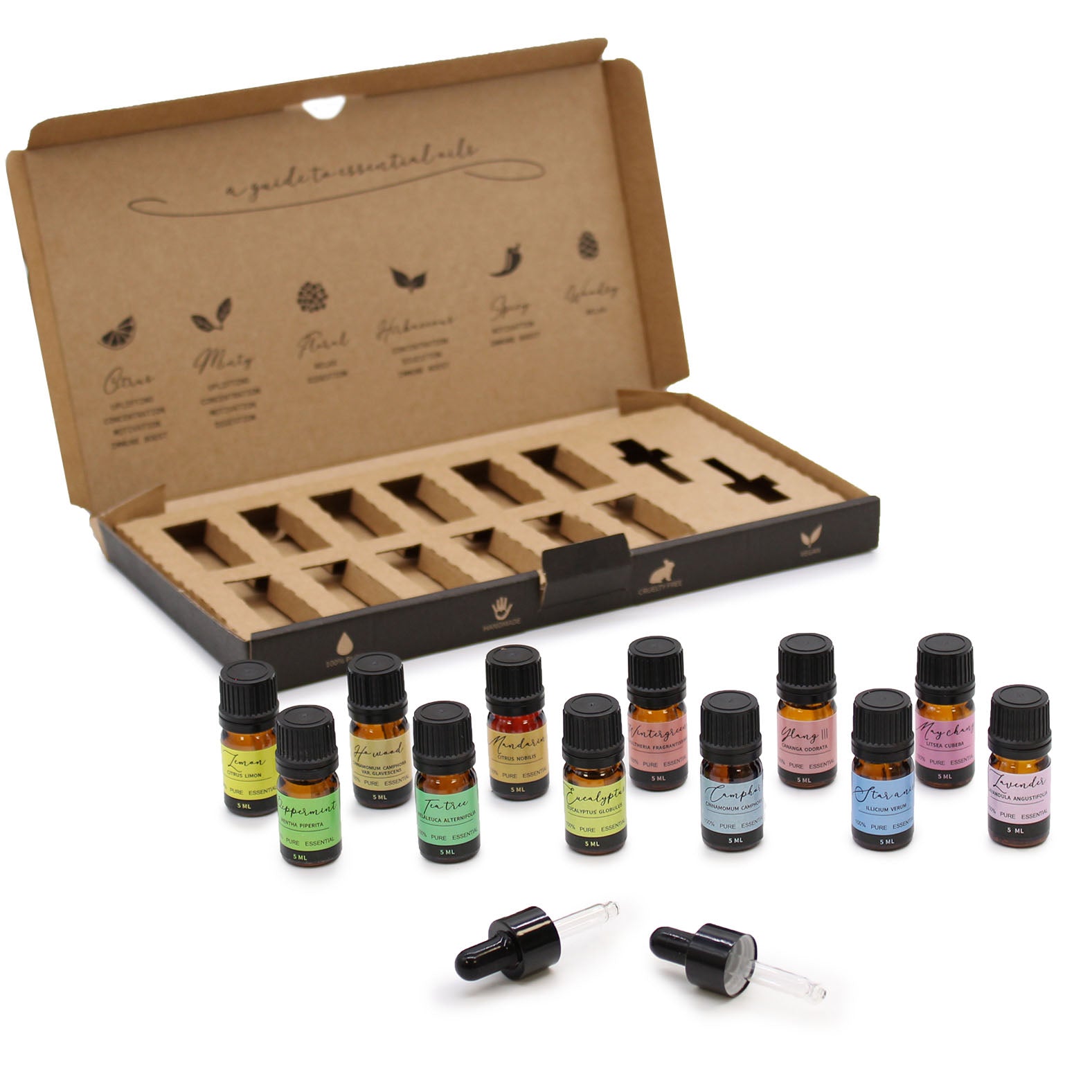 Aromatherapy Essential Oil Set - Starter Pack - Zelyth - Elegant Scents, Deep Peace