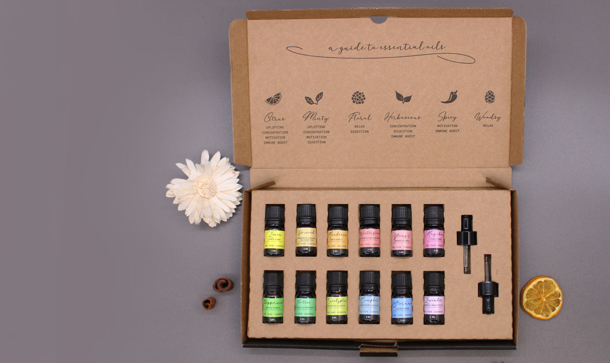 Aromatherapy Essential Oil Set - Starter Pack - Zelyth - Elegant Scents, Deep Peace