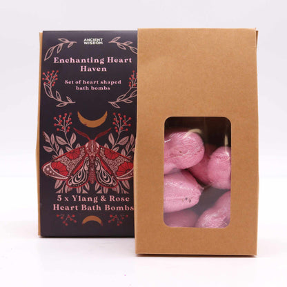 Enchanting Heart Heaven Bath Bombs - Zelyth - Elegant Scents, Deep Peace