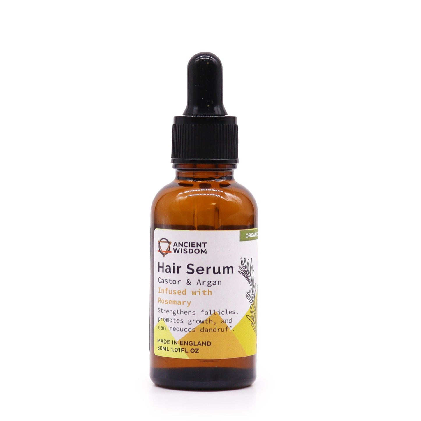 Organic Hair Serum - Rosemary - Zelyth - Hair Care for Everyone