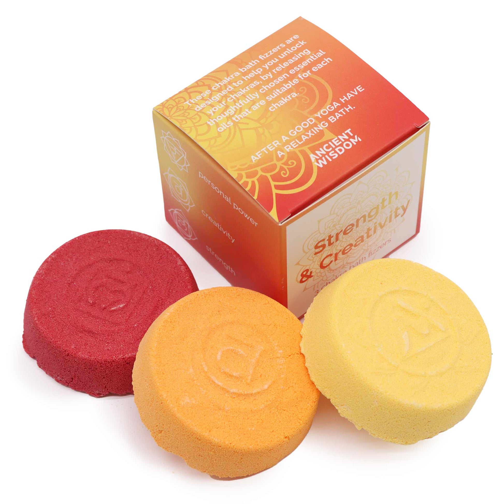 Chakra Bath Fizz Set - Strength & Creativity - Zelyth - Elegant Scents, Deep Peace