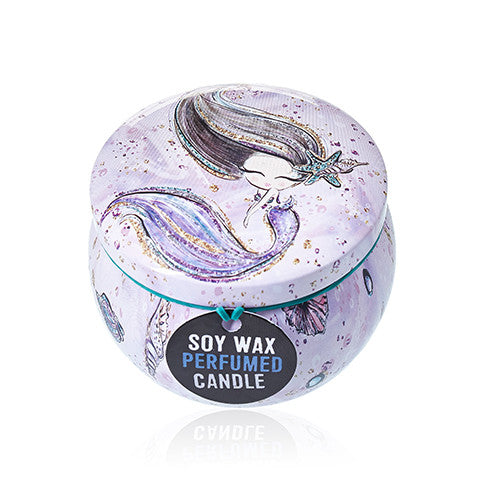 Art Tin Candle - Sea life Soy Wax Candle - Zelyth - Elegant Scents