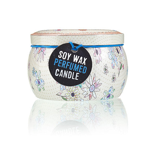 Art Tin Candle - Friendly Messages Soy Wax Candle - Zelyth - Elegant