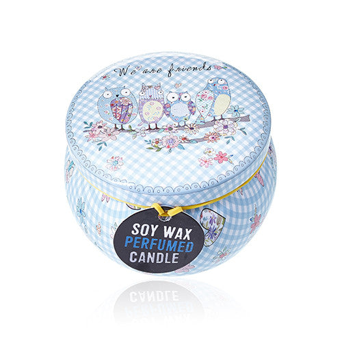 Art Tin Candle - Friendly Messages Soy Wax Candle - Zelyth - Elegant