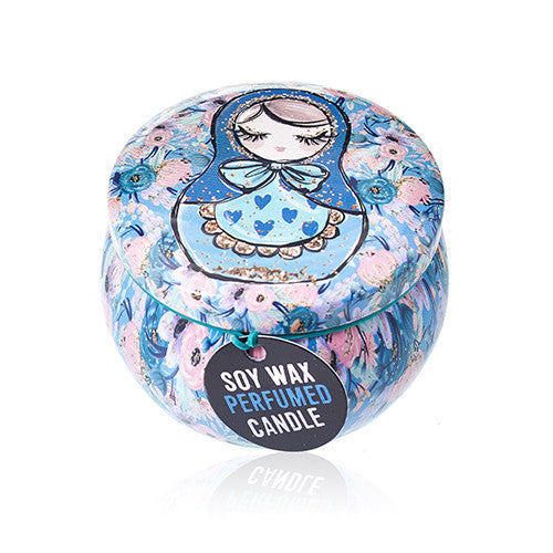 Art Tin Candle - Russian Dolls Soy Wax Candle - Zelyth - Aromatherapy