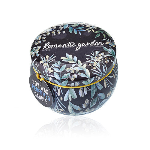 Art Tin Candle - Romantic Garden Soy Wax Candle - Zelyth - Zen Space