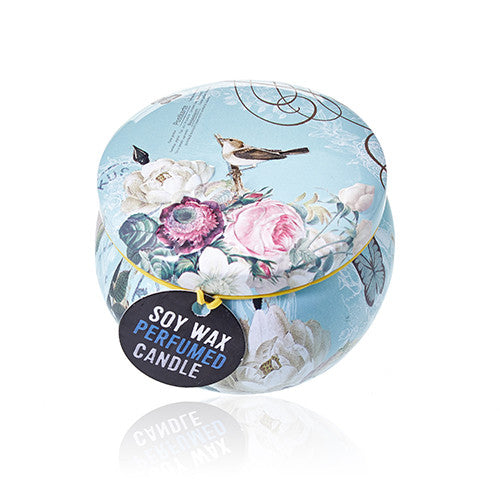 Art Tin Candle - Parisian Weekend Soy Wax Candle - Zelyth - 100% Vegan