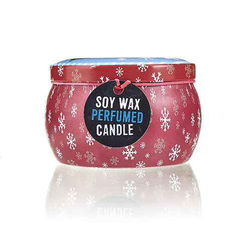 Art Tin Candle - Vintage Christmas Soy Wax Candle - Zelyth - Festive