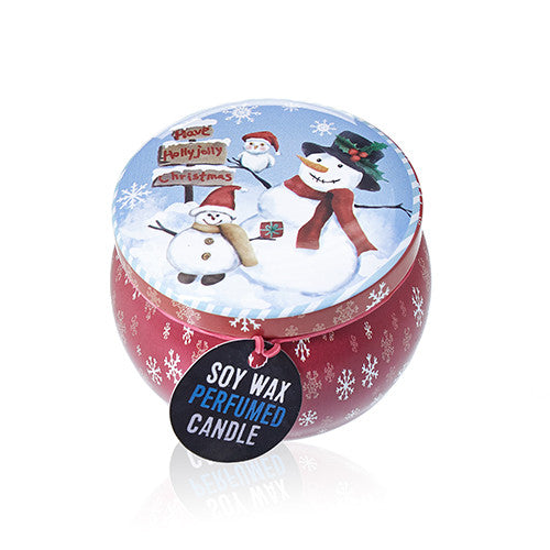 Art Tin Candle - Vintage Christmas Soy Wax Candle - Zelyth - Festive