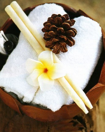 Unscented Ear Candles - Natural - Zelyth - Candles and Candle Holders