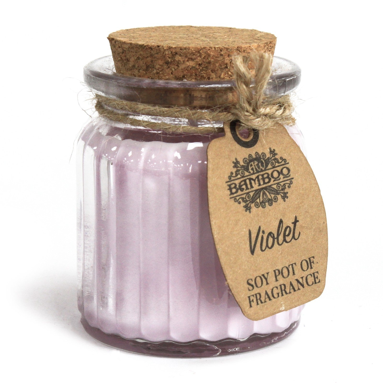 Violet Soy Wax Candle - Zelyth - Elegant Scents, Deep Peace