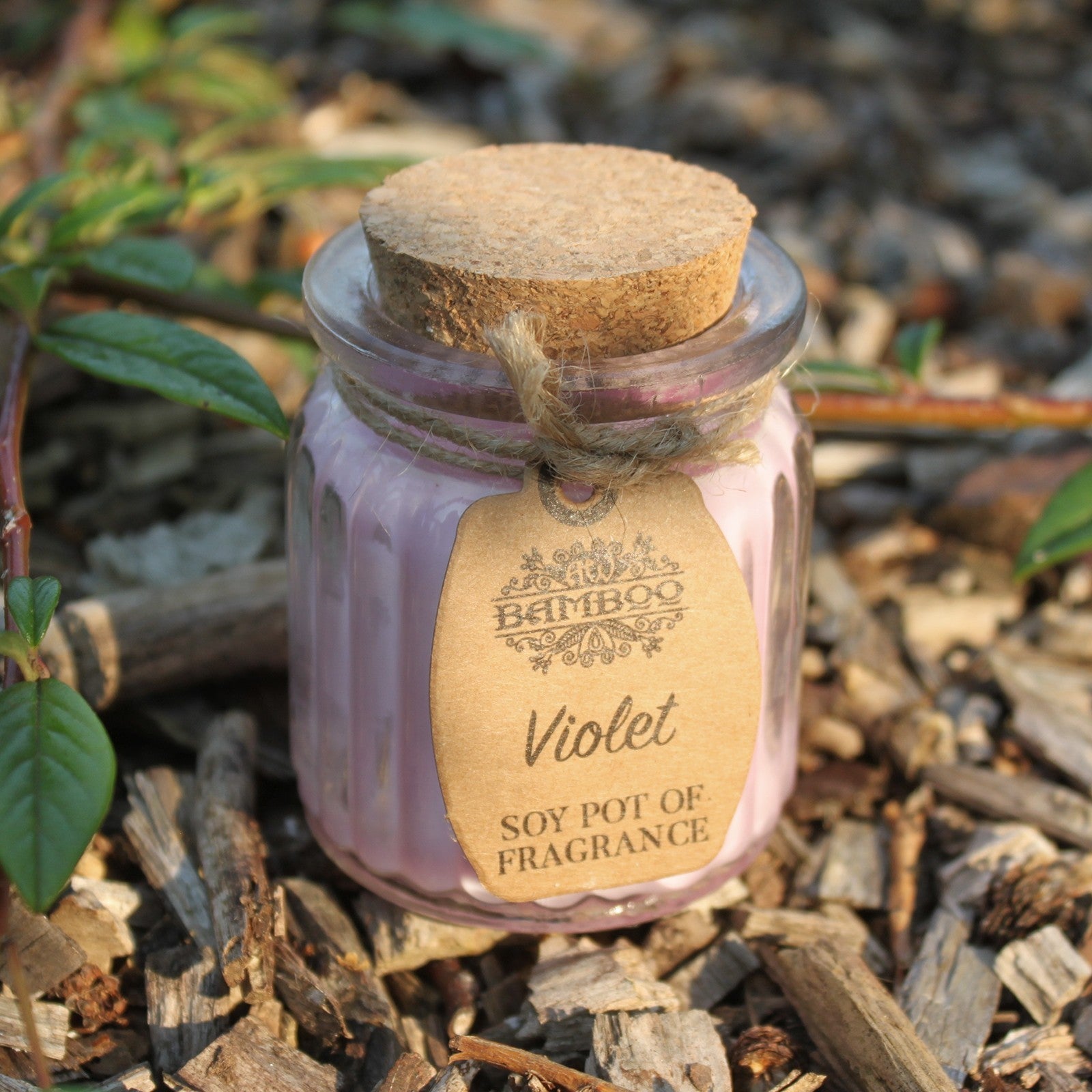 Violet Soy Wax Candle - Zelyth - Elegant Scents, Deep Peace