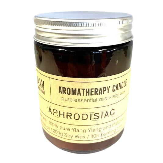 Zelyth Aromatherapy Candle - Aphrodisiac, an elegant luxury addition to your rituals, designed to enhance mood with romantic, soothing scents.