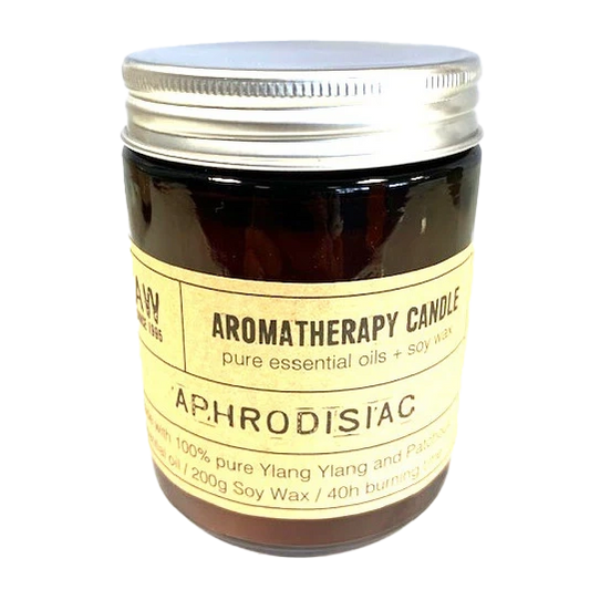 Zelyth Aromatherapy Candle - Aphrodisiac, an elegant luxury addition to your rituals, designed to enhance mood with romantic, soothing scents.