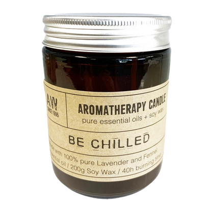 Zelyth Aromatherapy Candle - Be Chilled: Elegant, luxury candle with calming, soothing fragrance. Perfect for relaxation and tranquility.