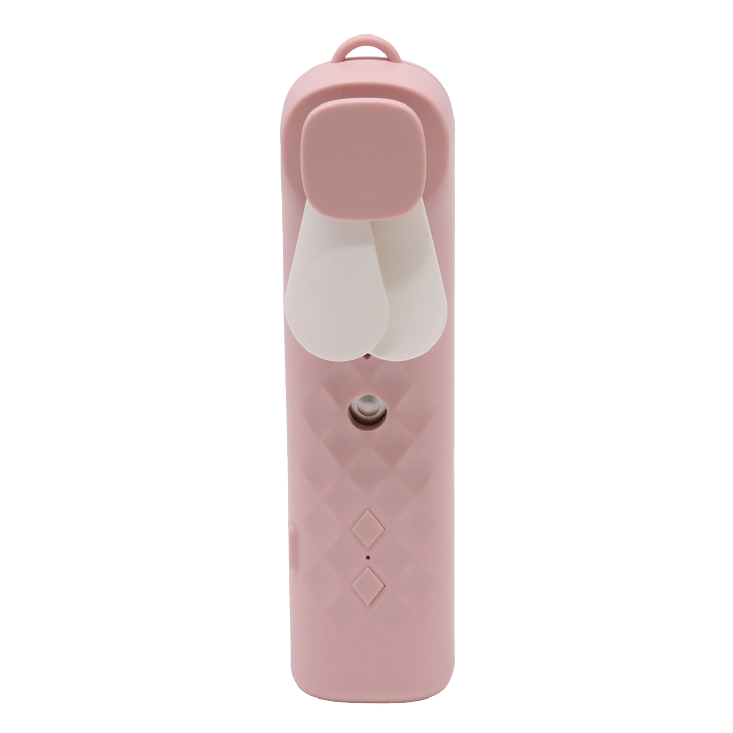 Zelyth Nano Mist Face Fan & Spray - Chic Pink: A stylish, USB-rechargeable mist spray, perfect for instant hydration and a trendy look