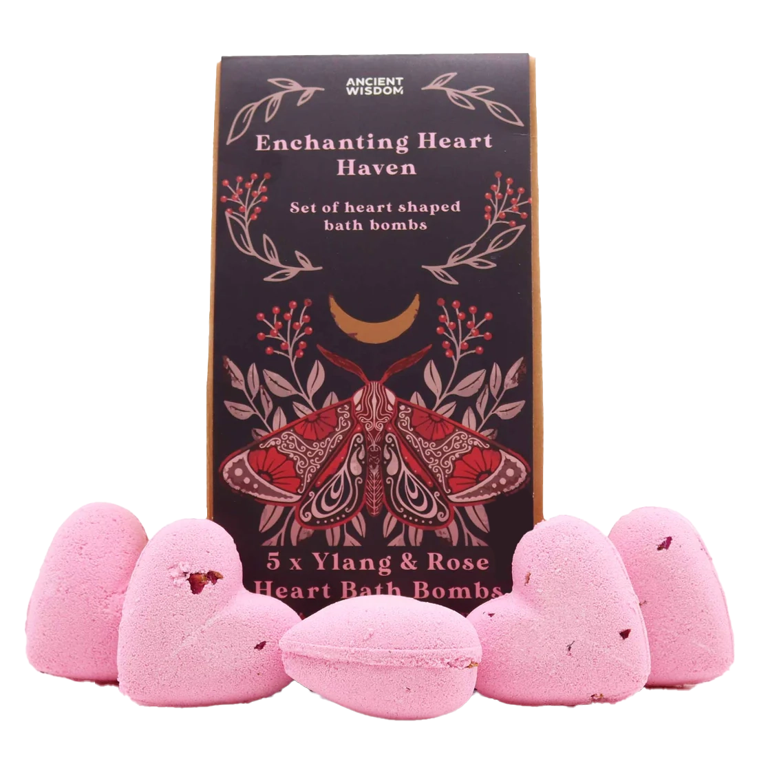 Zelyth Enchanting Heart Heaven Bath Bombs: Romantic, soothing bath bombs with a calming fragrance for ultimate relaxation