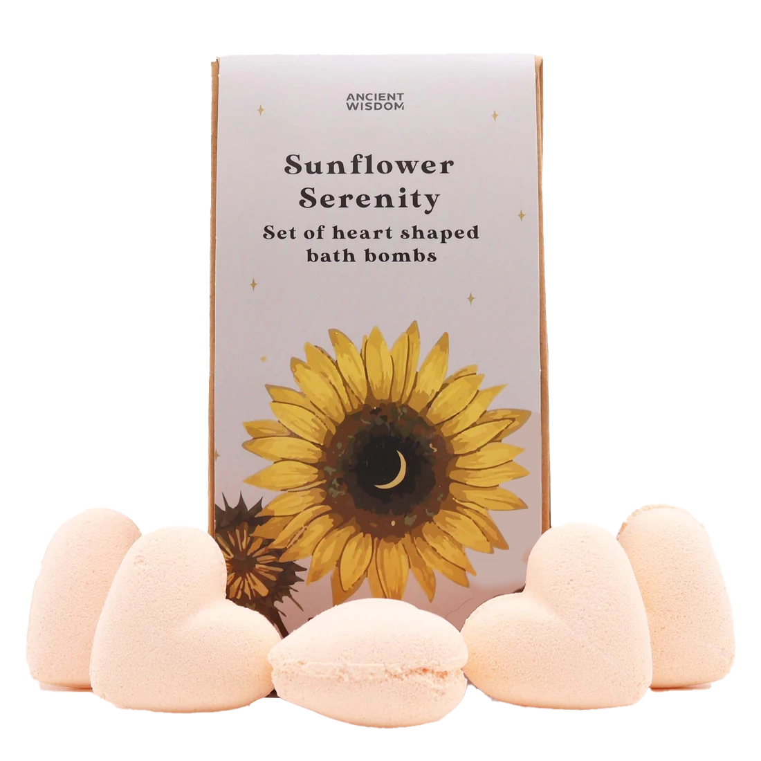 Zelyth Sunflower Serenity Bath Bombs: Energizing bath bombs with a refreshing fragrance for a calming and rejuvenating bath.