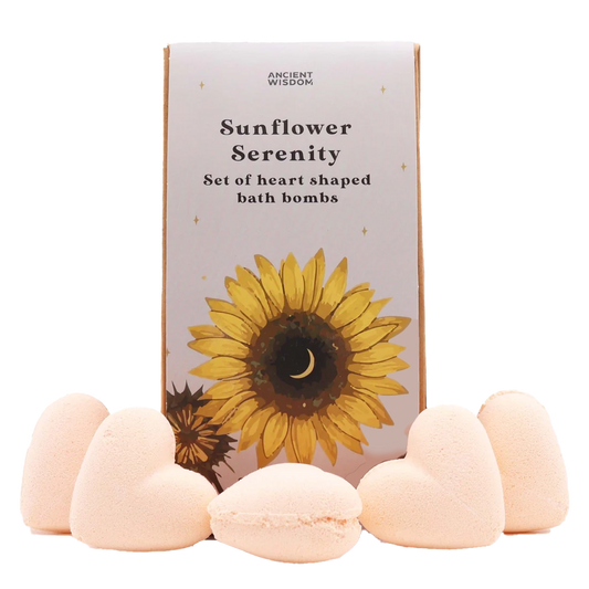 Zelyth Sunflower Serenity Bath Bombs: Energizing bath bombs with a refreshing fragrance for a calming and rejuvenating bath.