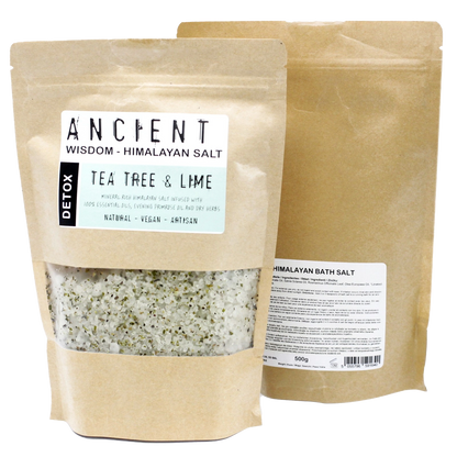 Zelyth Himalayan Bath Salt Blend 500g - Detox: Natural salts for skin detoxification, relaxation, and revitalization