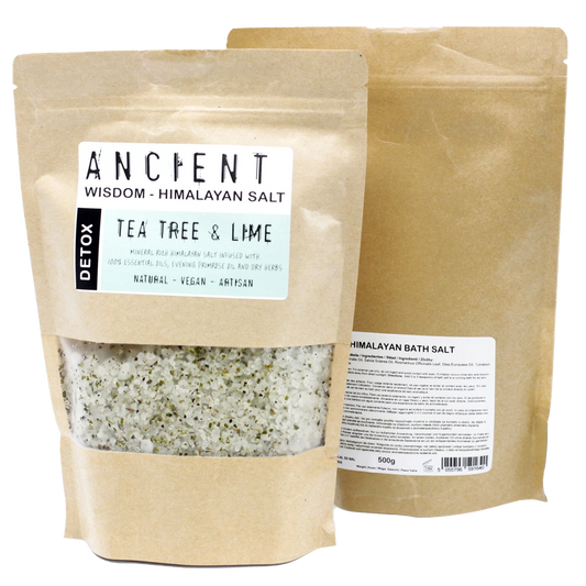 Zelyth Himalayan Bath Salt Blend 500g - Detox: Natural salts for skin detoxification, relaxation, and revitalization