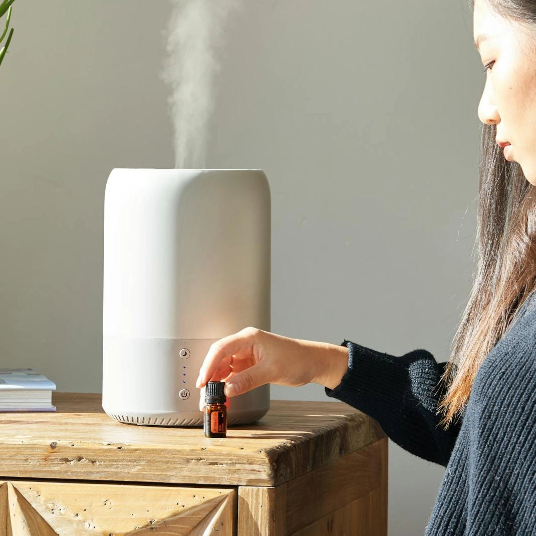 Zelyth Aroma Diffuser with Essential Oil: A sleek diffuser that disperses calming aromas from essential oils, creating a peaceful, rejuvenating environment in any space