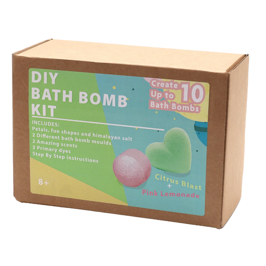 Zelyth Bath Bomb Kit - Pink Lemonade and Citrus Blast: A refreshing bath kit with invigorating scents for a rejuvenating experience