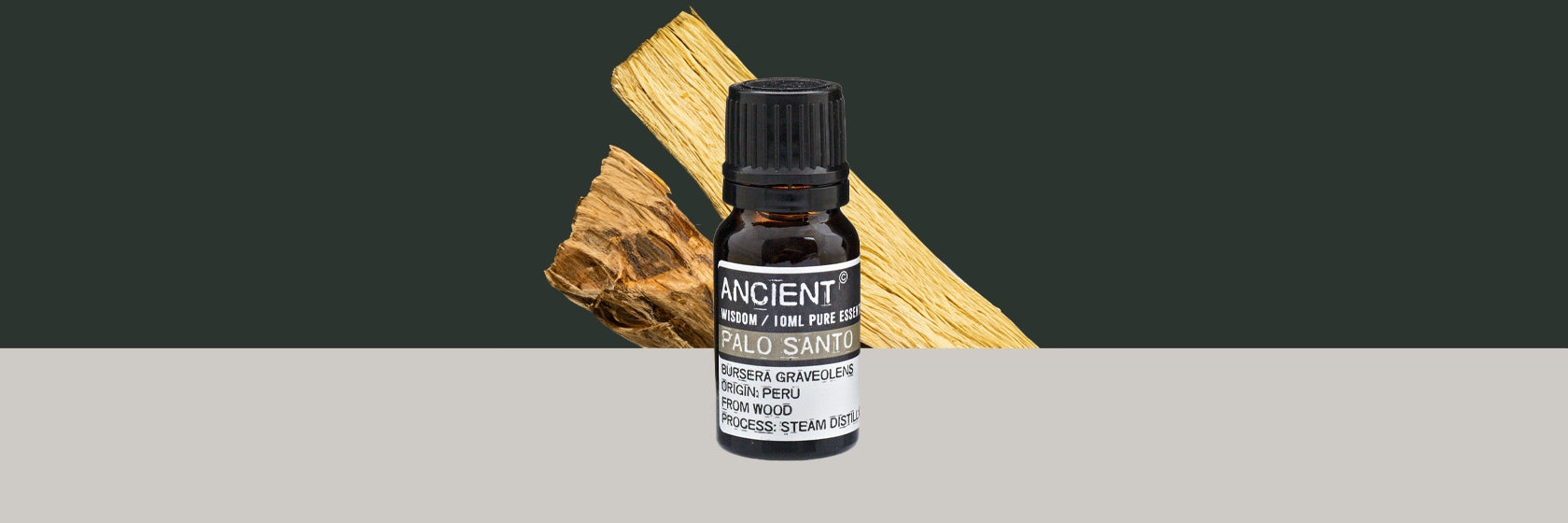 Zelyth Palo Santo Essential Oil – a sacred, woodsy aroma for calming rituals and creating a peaceful atmosphere with eco-friendly care