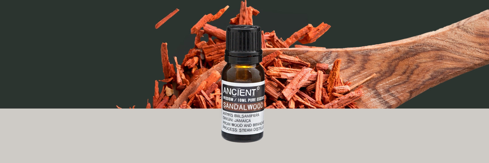 Zelyth sandalwood essential oil aromatherapy grounding calming natural wellness stress relief soothing woody fragrance relaxation rejuvenating