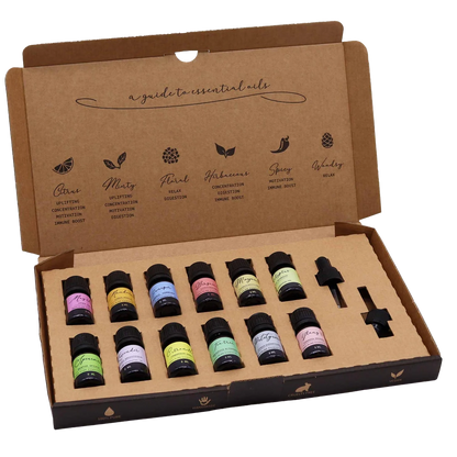 Zelyth Essential Oil Pack Starters Spring: A curated selection of fresh, uplifting essential oils, perfect for springtime aromatherapy and creating a vibrant atmosphere in your home