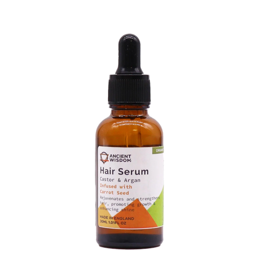 Zelyth Organic Hair Serum - Carrot Seed: 100% natural, revitalizing serum infused with carrot seed for vibrant hair.