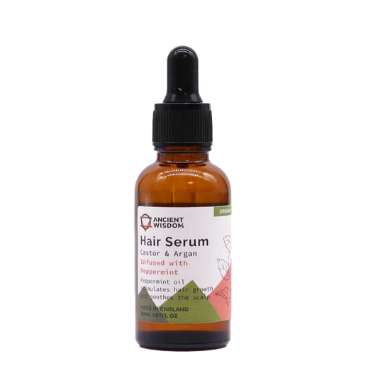 Zelyth Organic Hair Serum - Peppermint: A refreshing serum that stimulates and revitalizes the scalp.