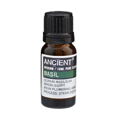 Zelyth basil essential oil 10ml aromatherapy uplifting energizing natural wellness stress relief calming herbal scent