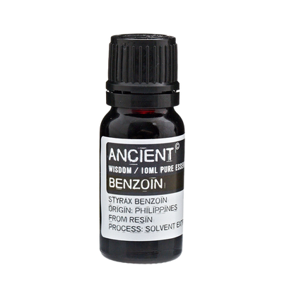 Zelyth Benzoin Essential Oil in a 10ml bottle – compact and eco-friendly for calming daily rituals