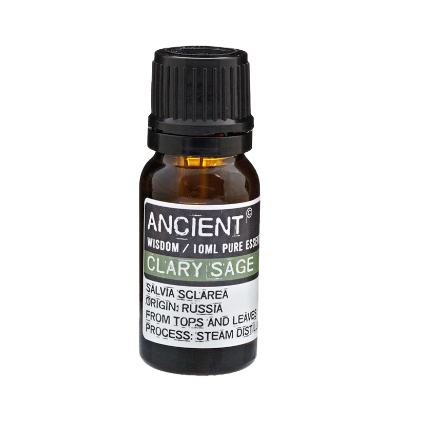 Zelyth Clary Sage Essential Oil in a 10ml bottle – compact and eco-friendly for grounding daily rituals