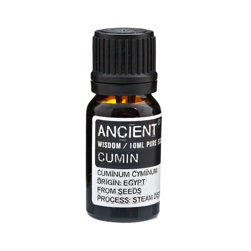 Zelyth Cumin Seed Essential Oil in a 10ml bottle – compact and eco-friendly for energizing daily rituals.