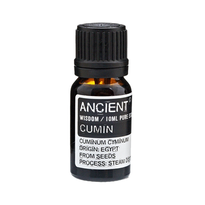 Zelyth Cumin Seed Essential Oil in a 10ml bottle – compact and eco-friendly for energizing daily rituals.