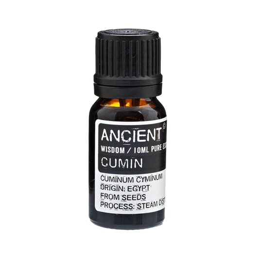 Zelyth Cumin Seed Essential Oil in a 10ml bottle – compact and eco-friendly for energizing daily rituals.