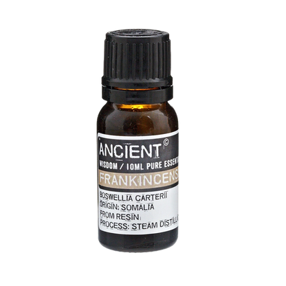 Zelyth Frankincense Essential Oil in a 10ml bottle – compact and eco-friendly for calming, grounding rituals.