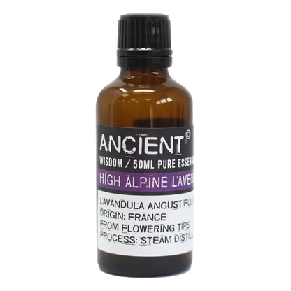 Zelyth high alpine lavender essential oil 50ml aromatherapy calming soothing natural wellness stress relief long-lasting rejuvenating floral essence