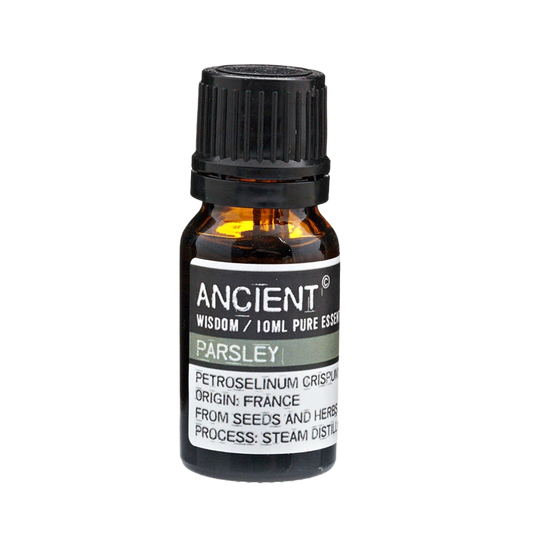 Zelyth Parsley Essential Oil in a 10ml bottle – compact and eco-friendly for refreshing your daily rituals wherever you are