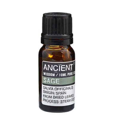 Zelyth Sage Essential Oil in a 10ml bottle – compact, eco-friendly, and perfect for creating soothing rituals wherever you go