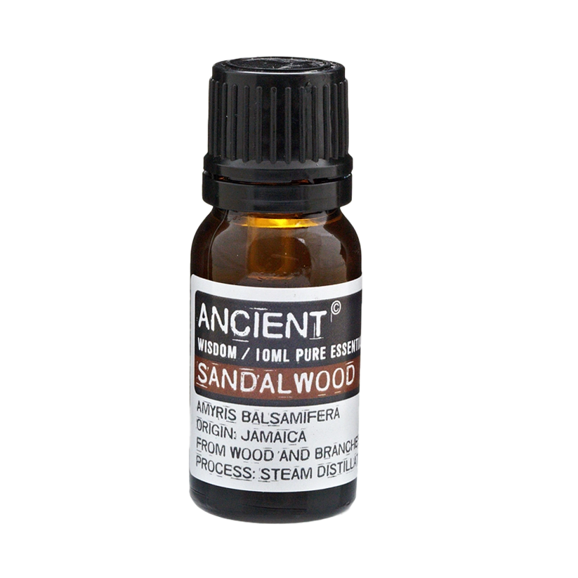 Zelyth sandalwood essential oil 10ml aromatherapy grounding calming natural wellness stress relief soothing woody scent