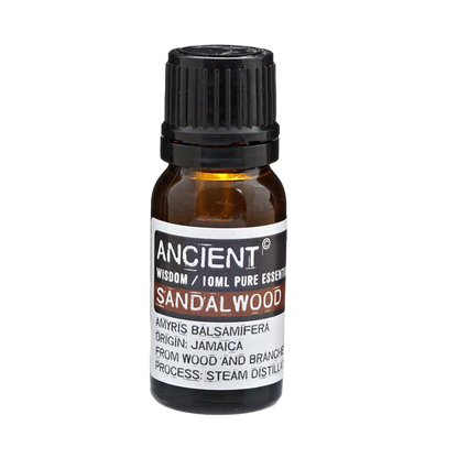 Zelyth sandalwood essential oil 10ml aromatherapy grounding calming natural wellness stress relief soothing woody scent