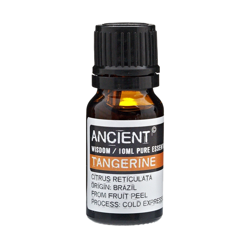 Zelyth tangerine essential oil 10ml aromatherapy uplifting refreshing natural wellness stress relief energizing citrus scent