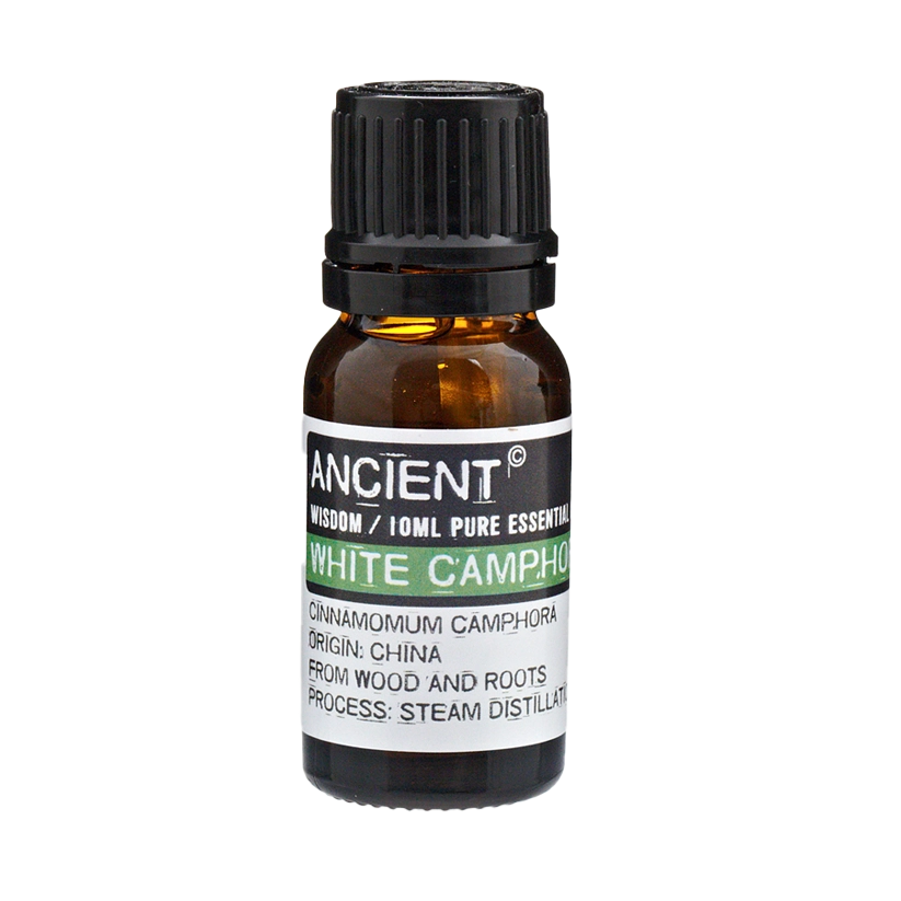 Zelyth white camphor essential oil 10ml aromatherapy refreshing invigorating natural wellness soothing cleansing energizing herbal scent